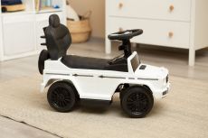 Машинка для катання Caretero (Toyz) Mercedes G350 D з батьківською ручкою White